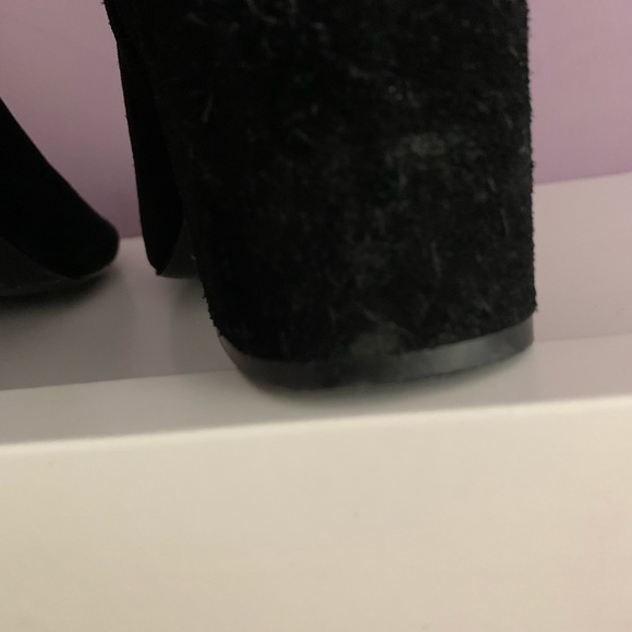 Black suede ankle boots - Picture 8 of 9